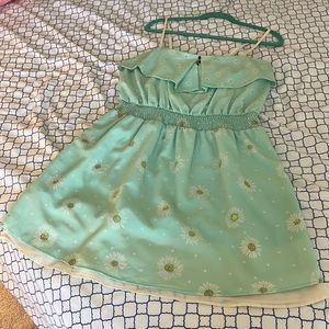 Xhilaration mint green daisy dress